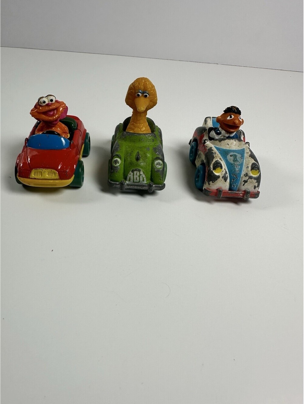 Playskool Sesame Street Vintage Diecast Metal Cars 1981-1983 & Tyco 96 Plastic